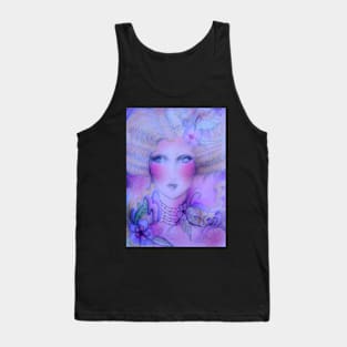 PASTEL 70S BIRTHDAY ART DECO WOODLAND FAIRY DOLLY GIRL Tank Top